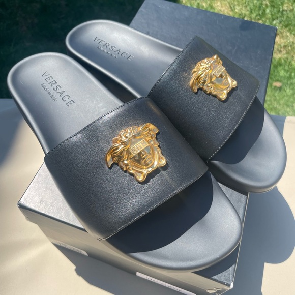Versace Other - VERSACE x KITH leather slides